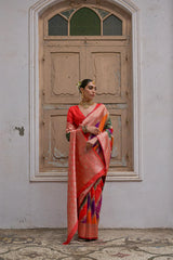 Festive silk saree