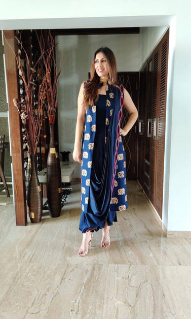 women’s cotton dhoti and dupatta combo