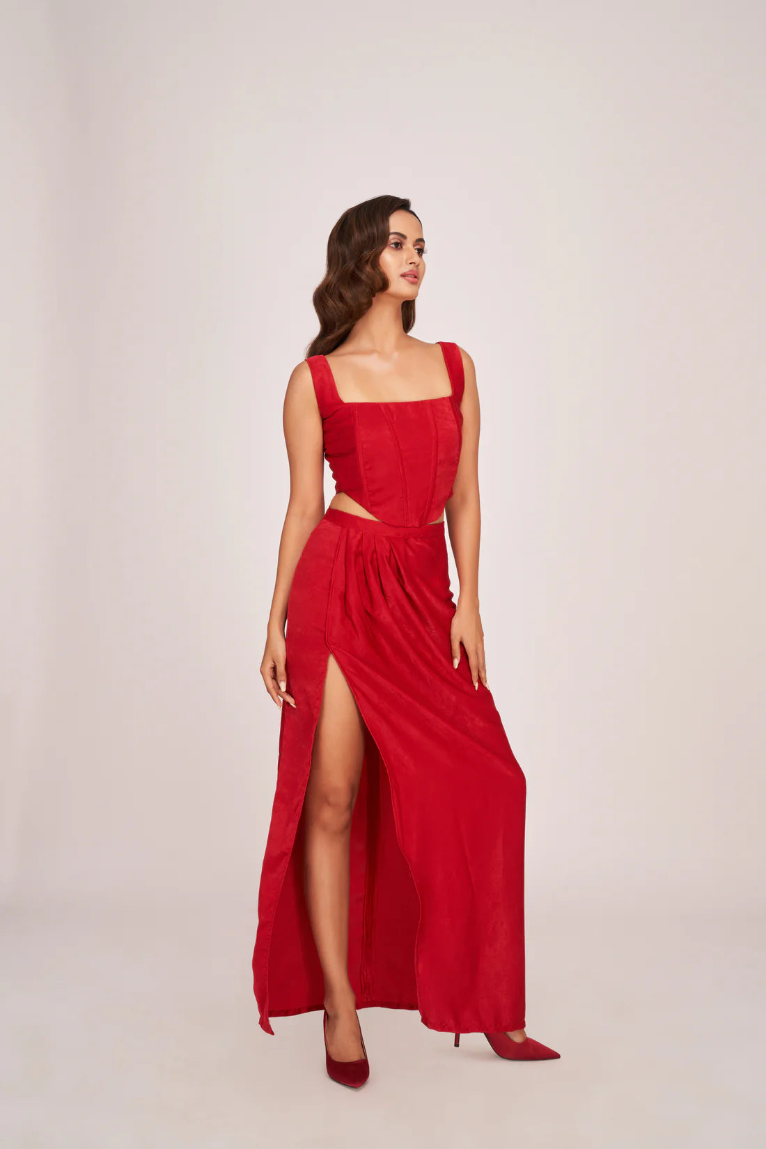 Red Velvet Co-ord Set