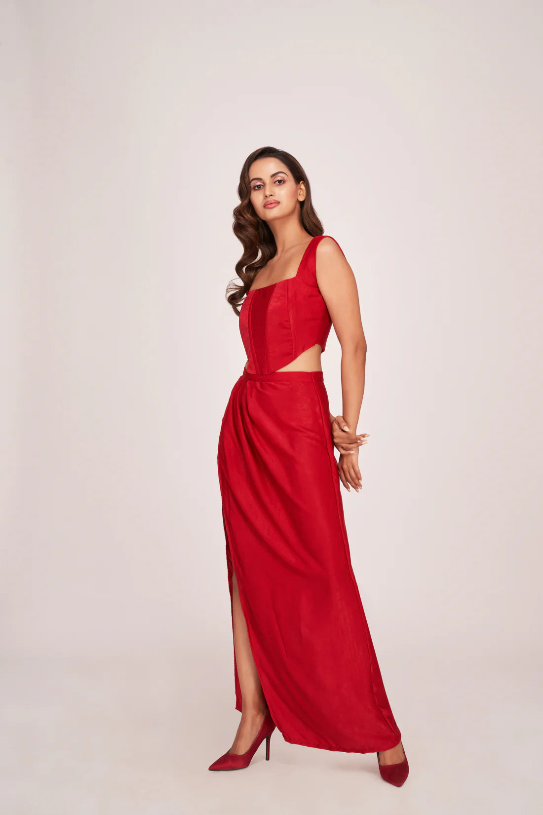 Corset Top and Skirt Set