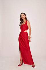 Corset Top and Skirt Set