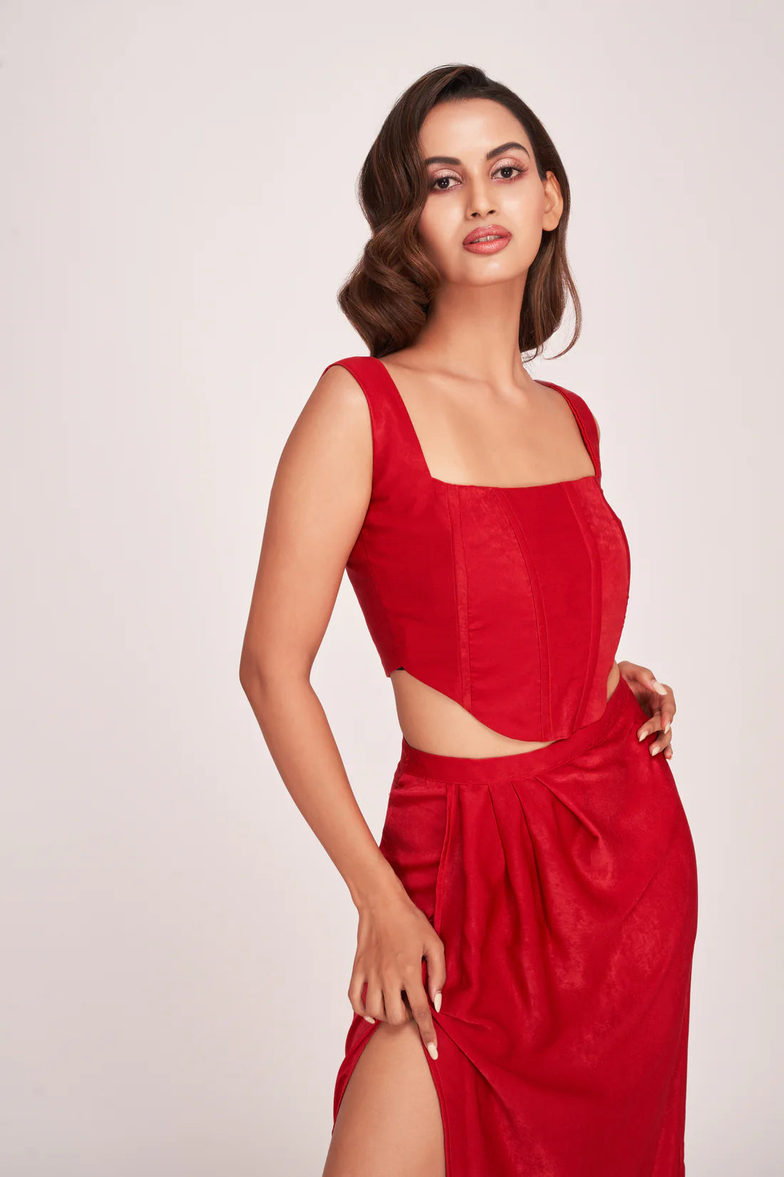 Velvet Corset Top