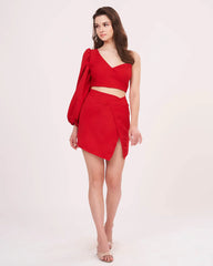 one-shoulder co-ord set