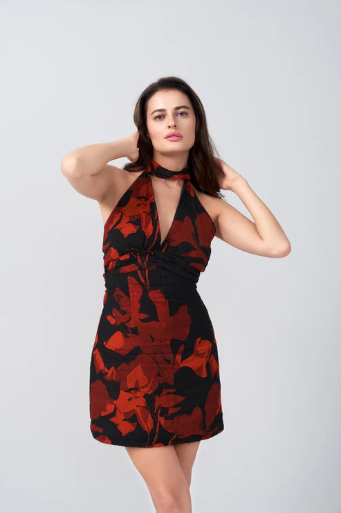 V-neck summer dress