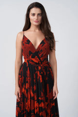 abstract floral dress