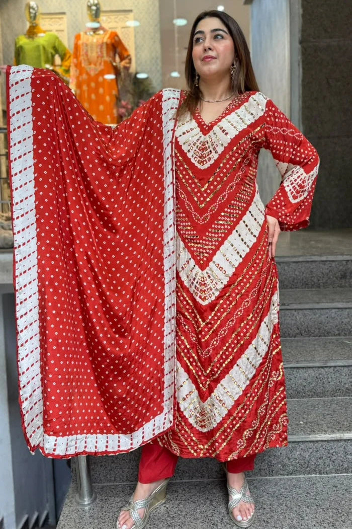 Sindoori Shahi Suit Set