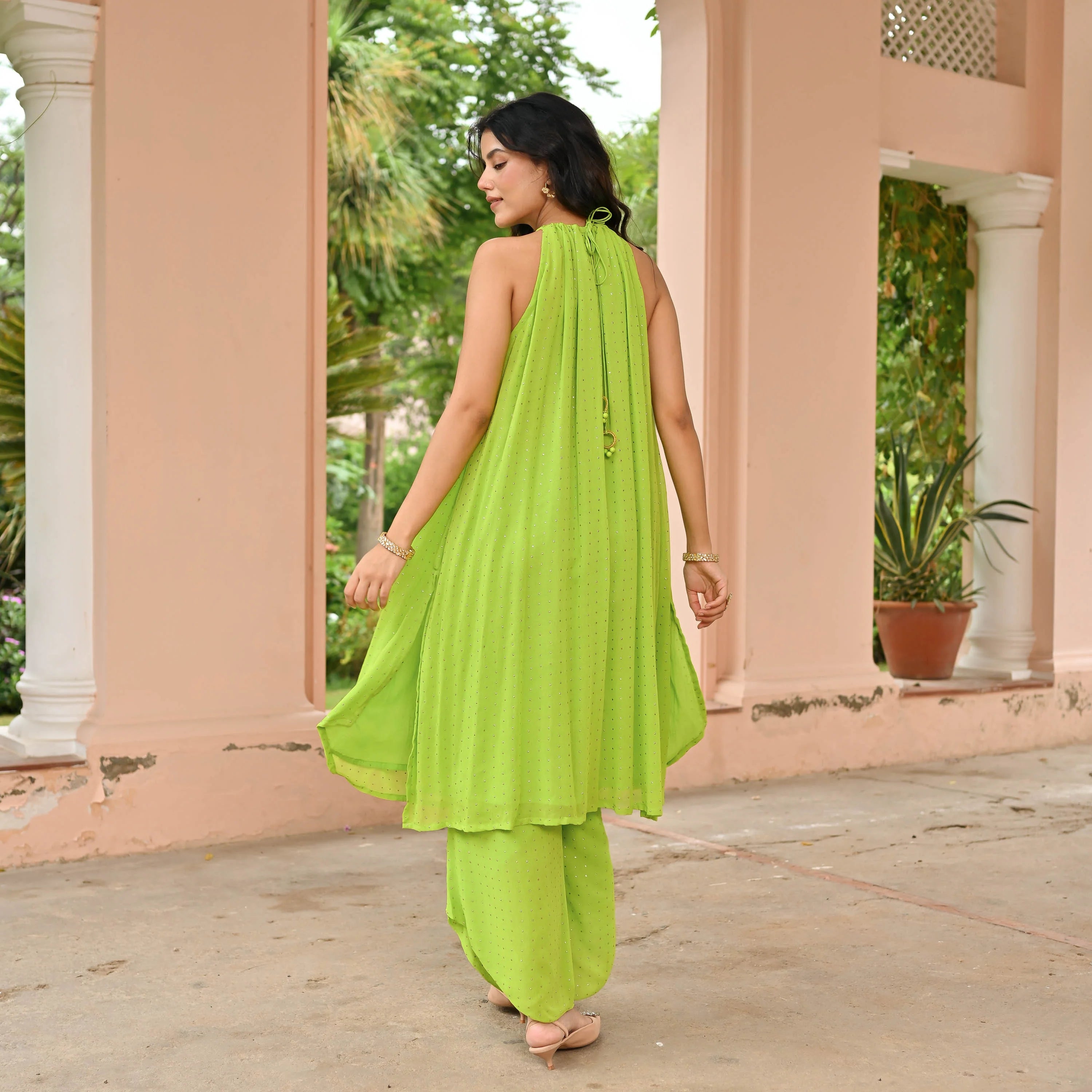 Halterneck kurta