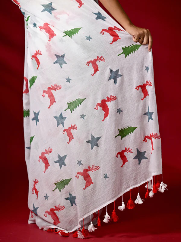 Lightweight festive saree