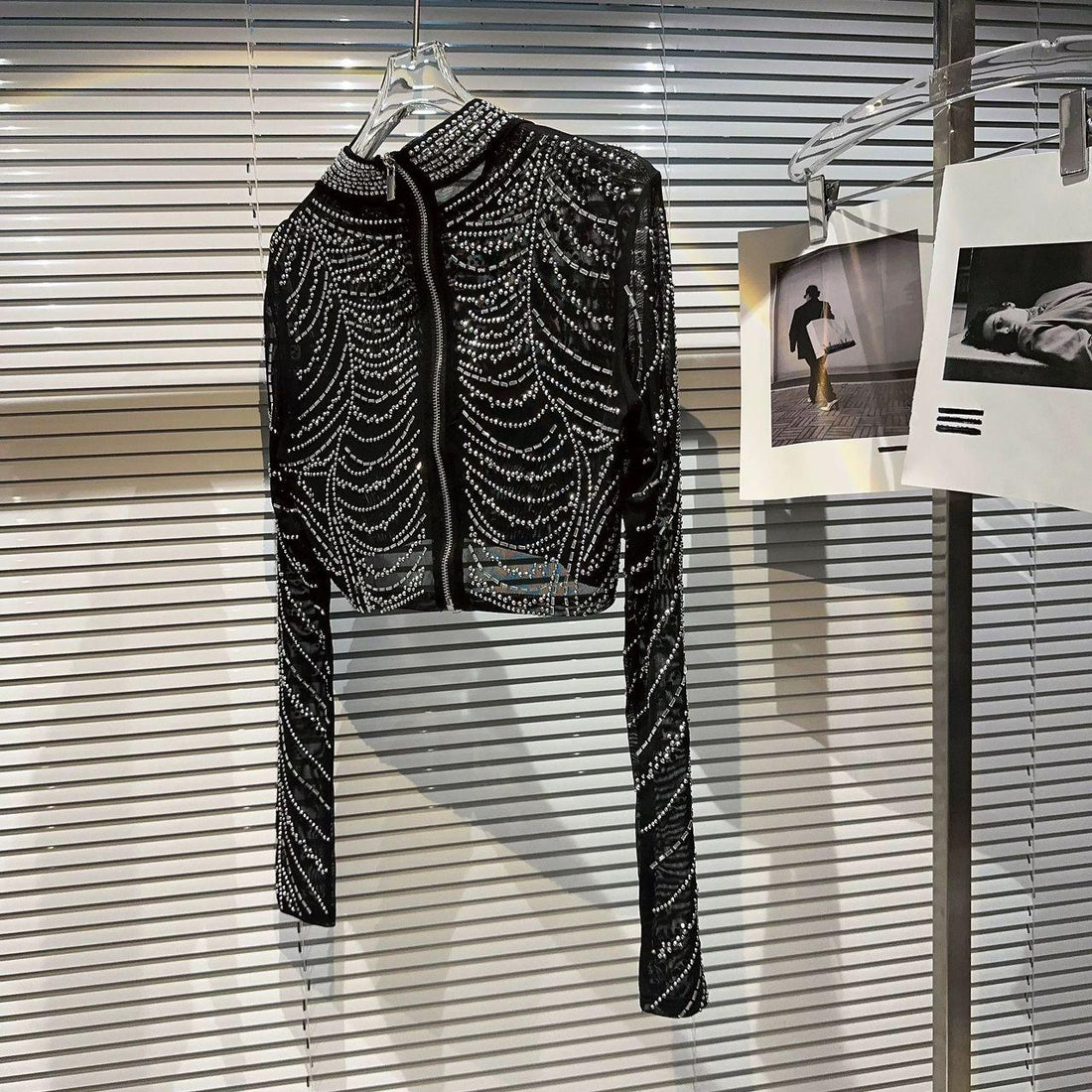 Black crop top