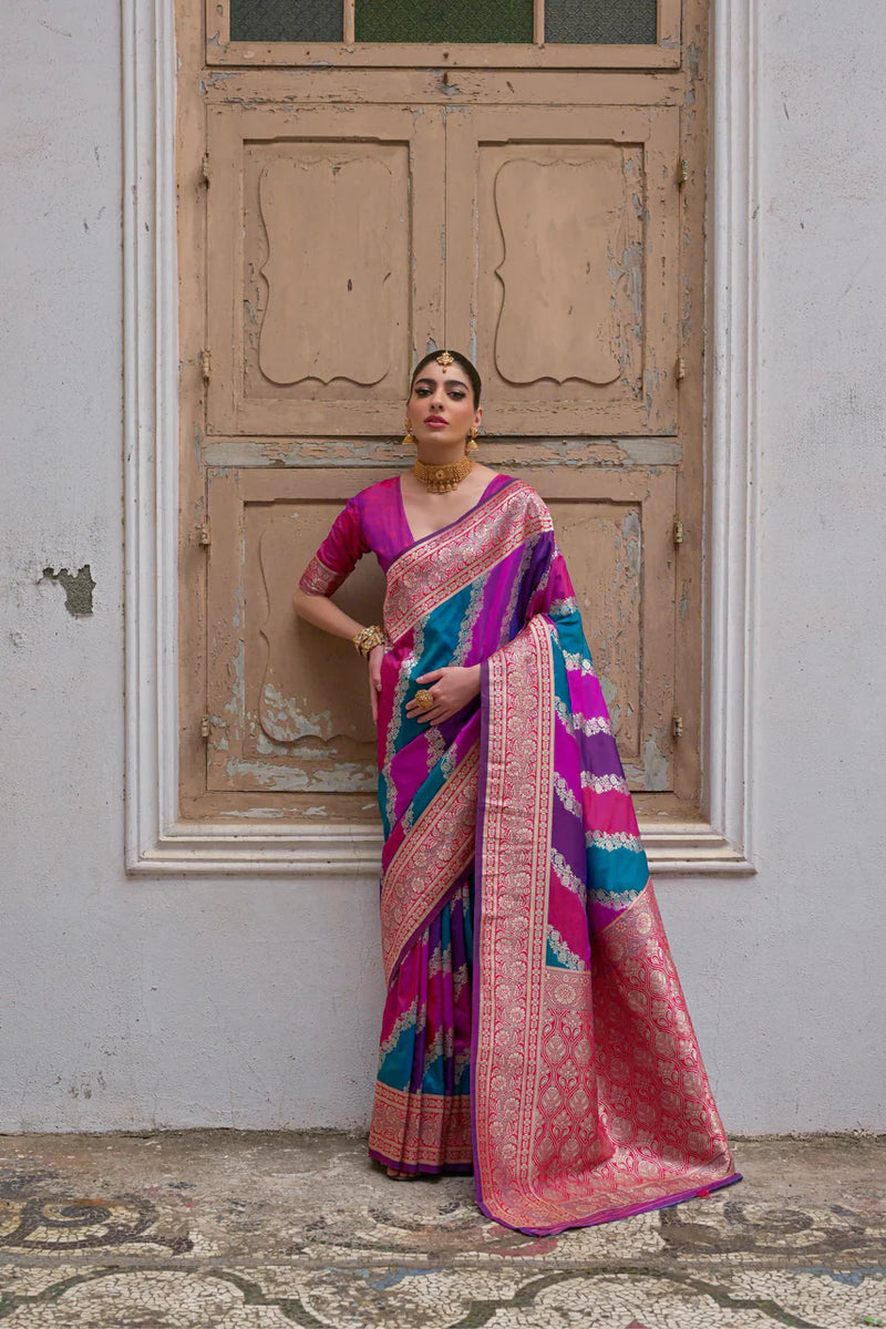 Traditional wedding saree