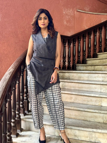 Scott Cotton Grey Jacket Co-ord Set