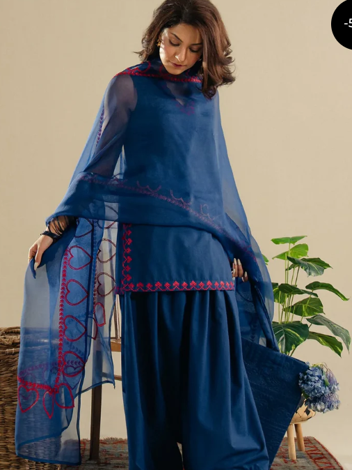 Indigo Noor Kurta Salwar Set