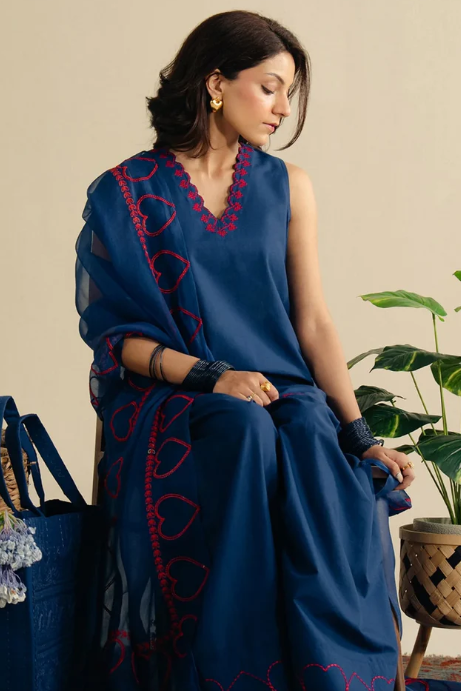 Indigo Noor Kurta Salwar Set