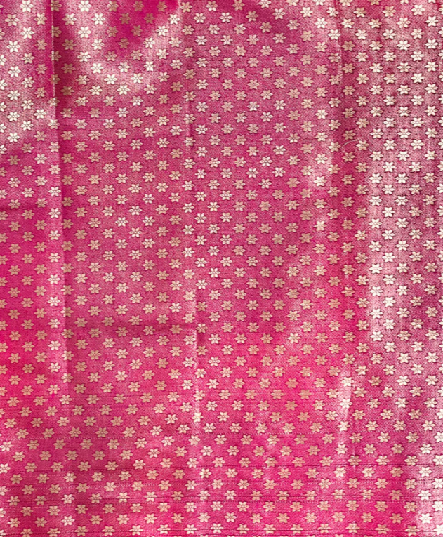 Pink Rajkumari Zari Banarasi Saree