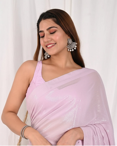 Gulnaar Twilight Sequin Saree