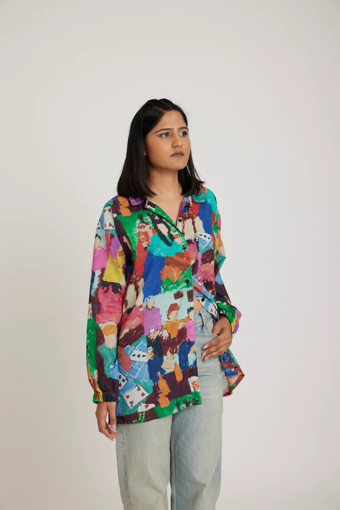 Casual oversized shirt