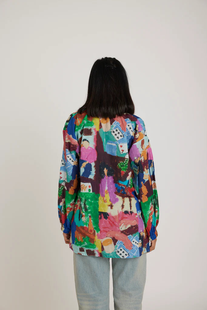Artistic print shirt