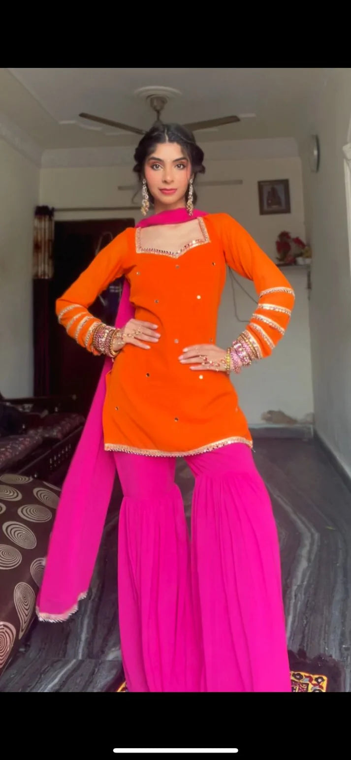 Mehrunisa Sharara Suit