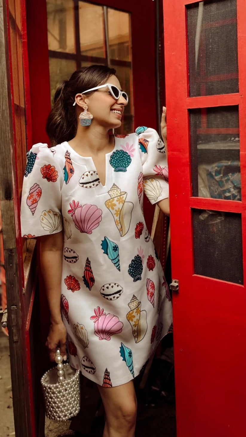 relaxed fit shell dress
