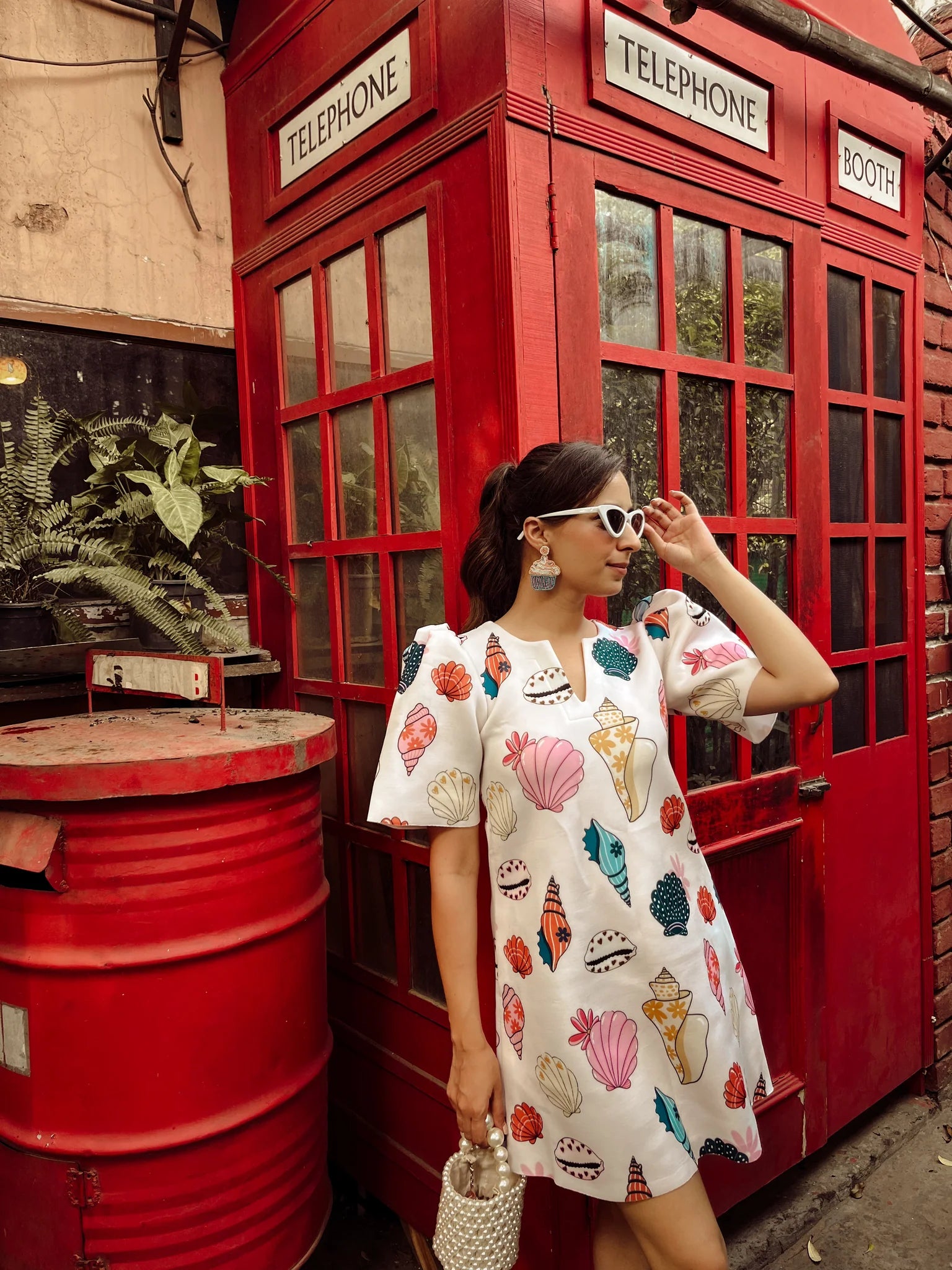 relaxed fit shell dress
