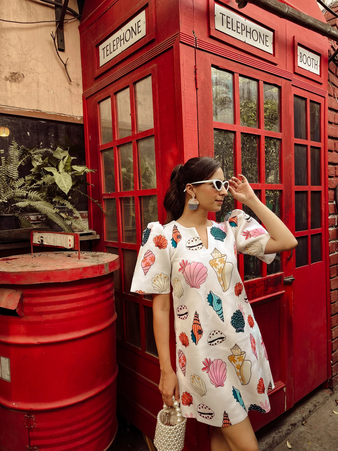 relaxed fit shell dress