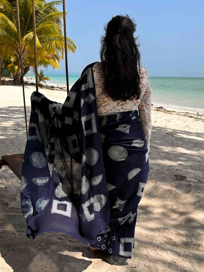saree inspired by nature