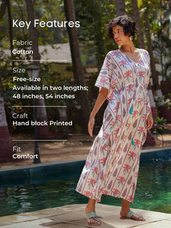 cotton kaftan dress