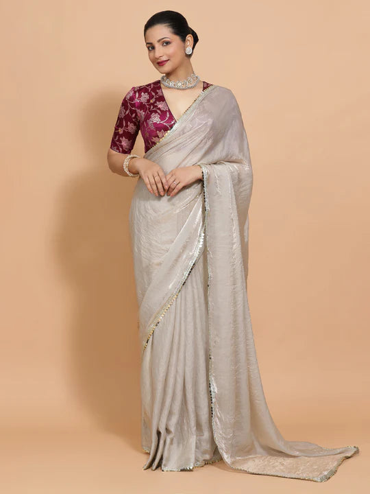 ready-to-wear tissue saree