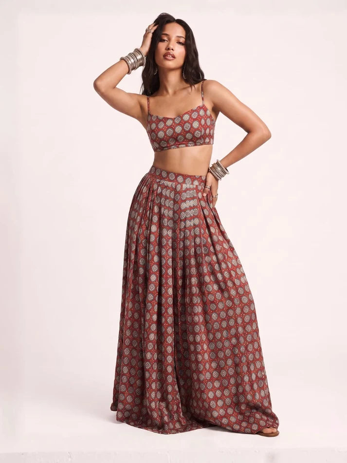 Rangmahal Printed Skirt Set