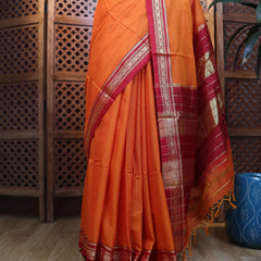 Kesari Riwaayat Ilkal Pure Resham Saree