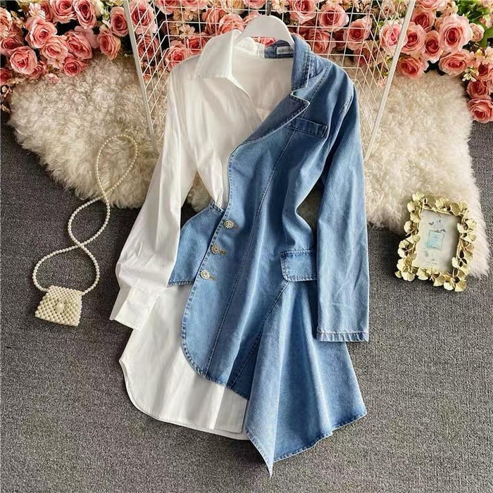 Soft Denim Arnold Statement Dress