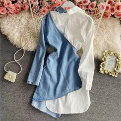 Soft denim dress