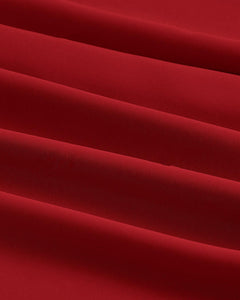 Red cami dress