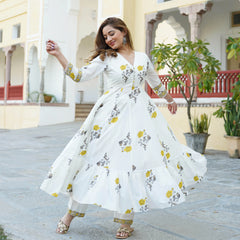 Designer cotton kurta