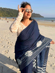 mulmul cotton saree
