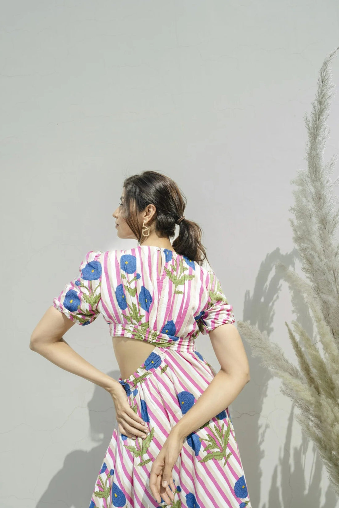 Geometric pattern dress