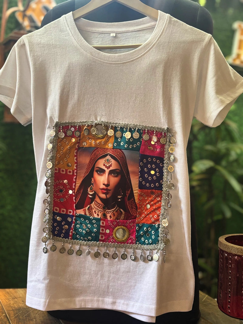 Desi Boho Patch T-Shirt