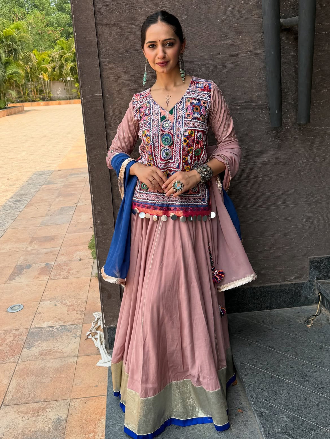 Rangrez Kutch Longline Blouse