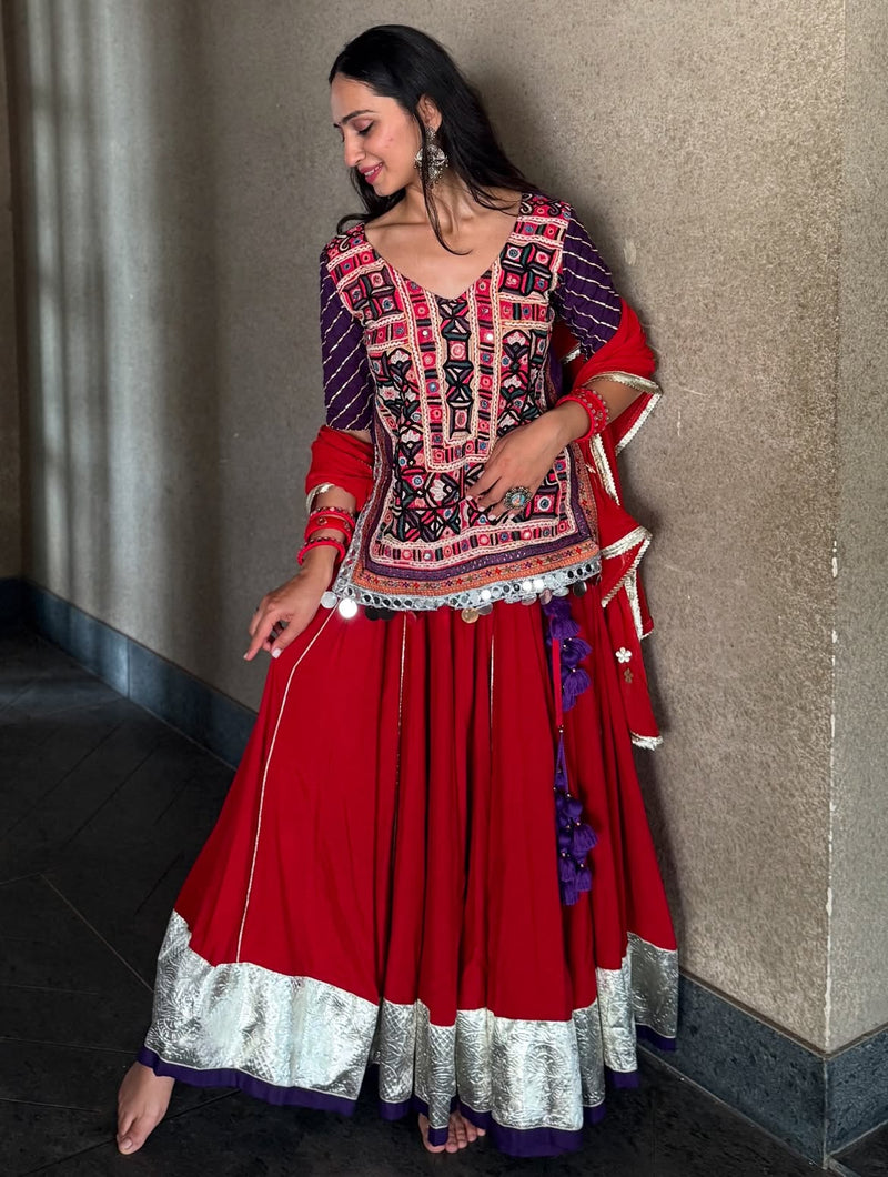 Rangrez Kutch Longline Blouse