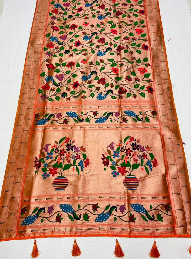Timeless Gold Paithani Saree