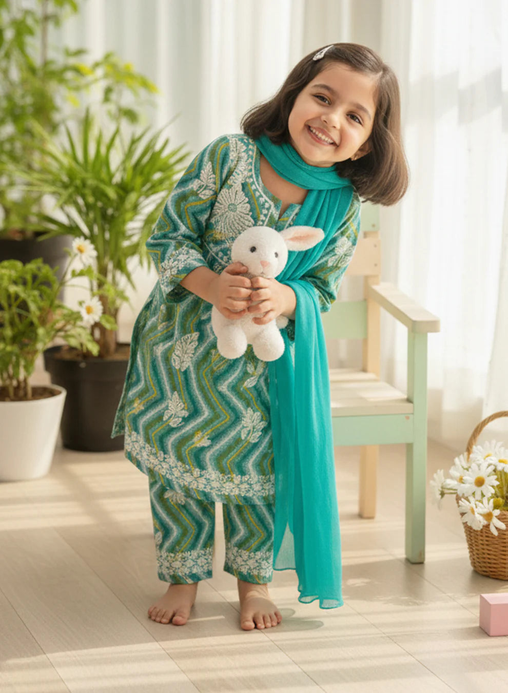 Chikankari Nanhe Farishtey Kidswear Set