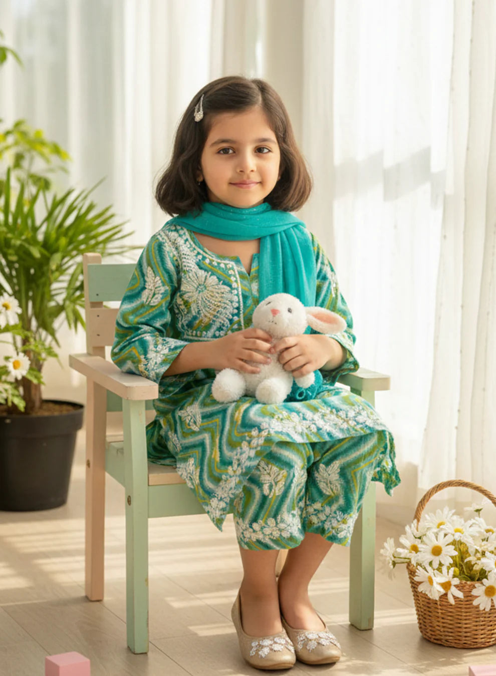 Chikankari Nanhe Farishtey Kidswear Set
