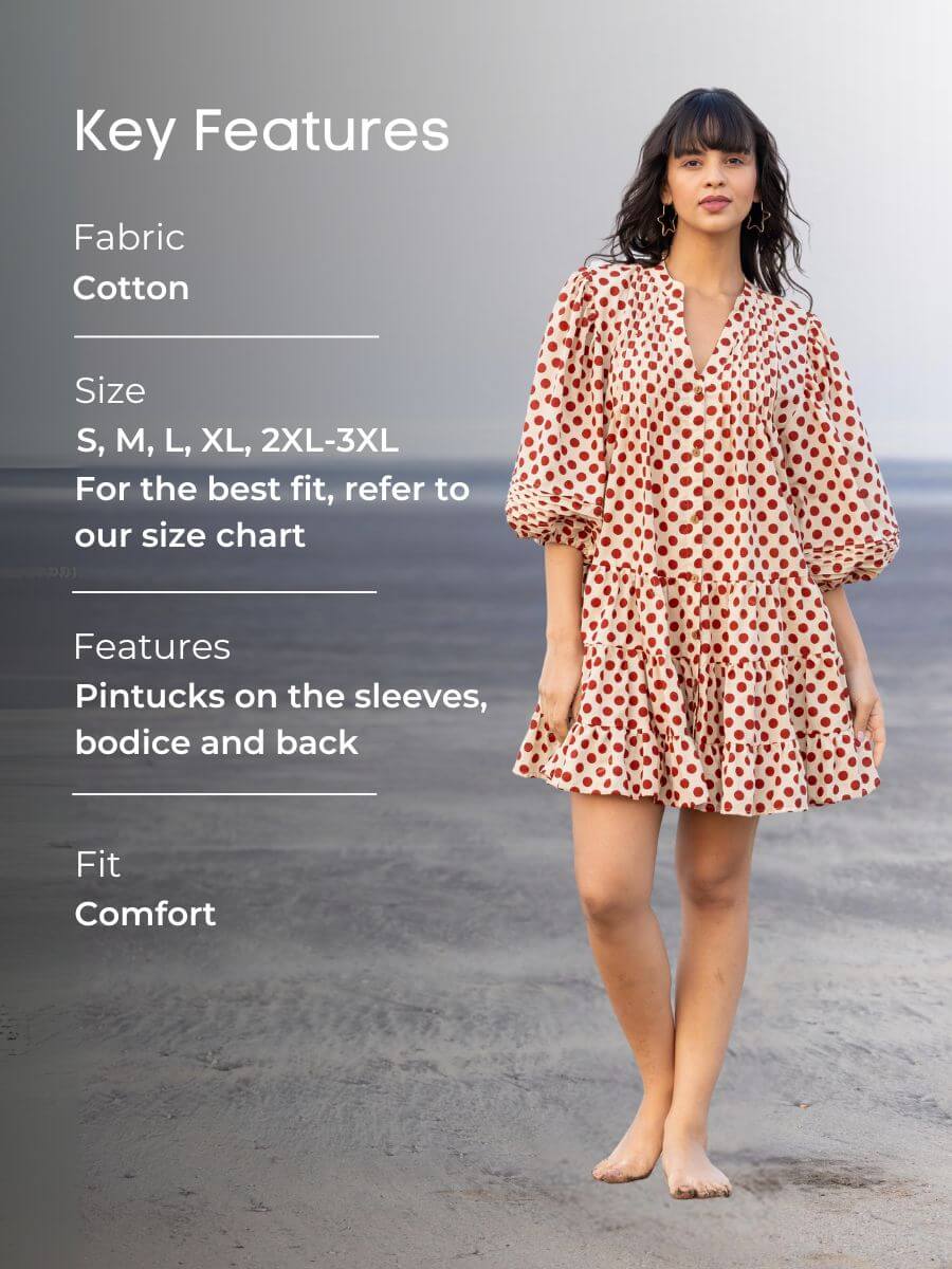 balloon sleeve dress