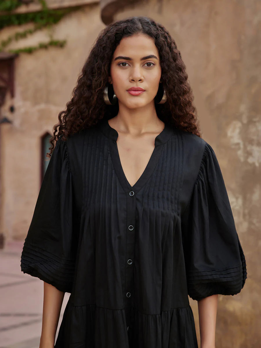 lightweight midi dress for hot weather