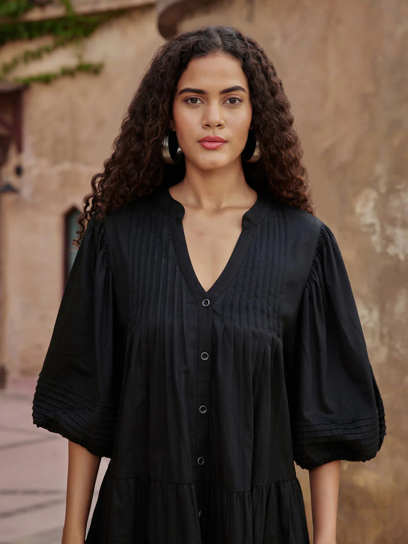 lightweight midi dress for hot weather