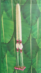 White Pink Decorative Hangings Set