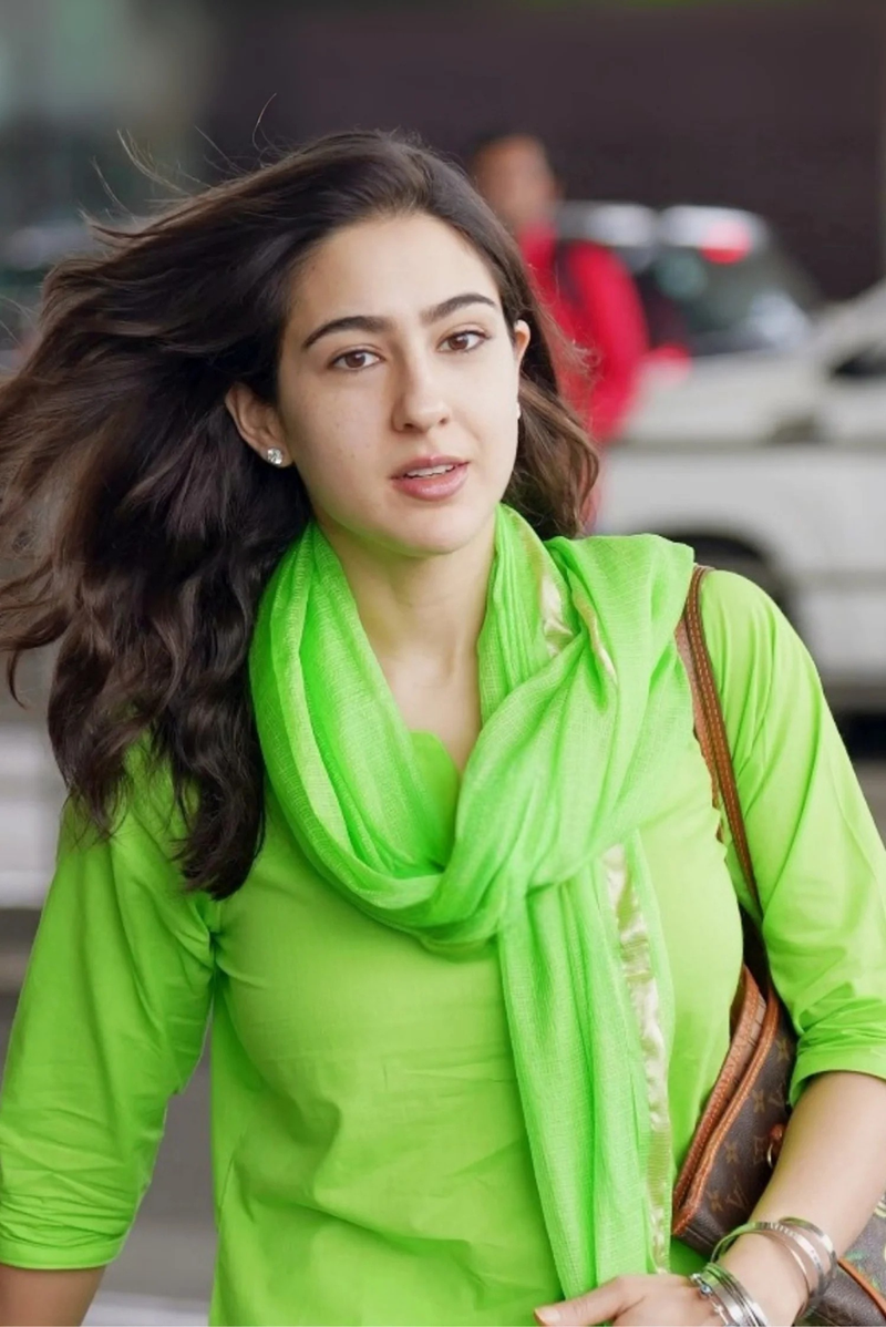 Lime Green Cotton Doria Suit Set