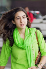 Lime Green Cotton Doria Suit Set