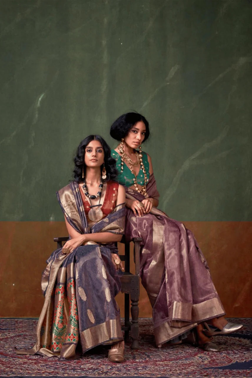 Pre-stitched pleated saree