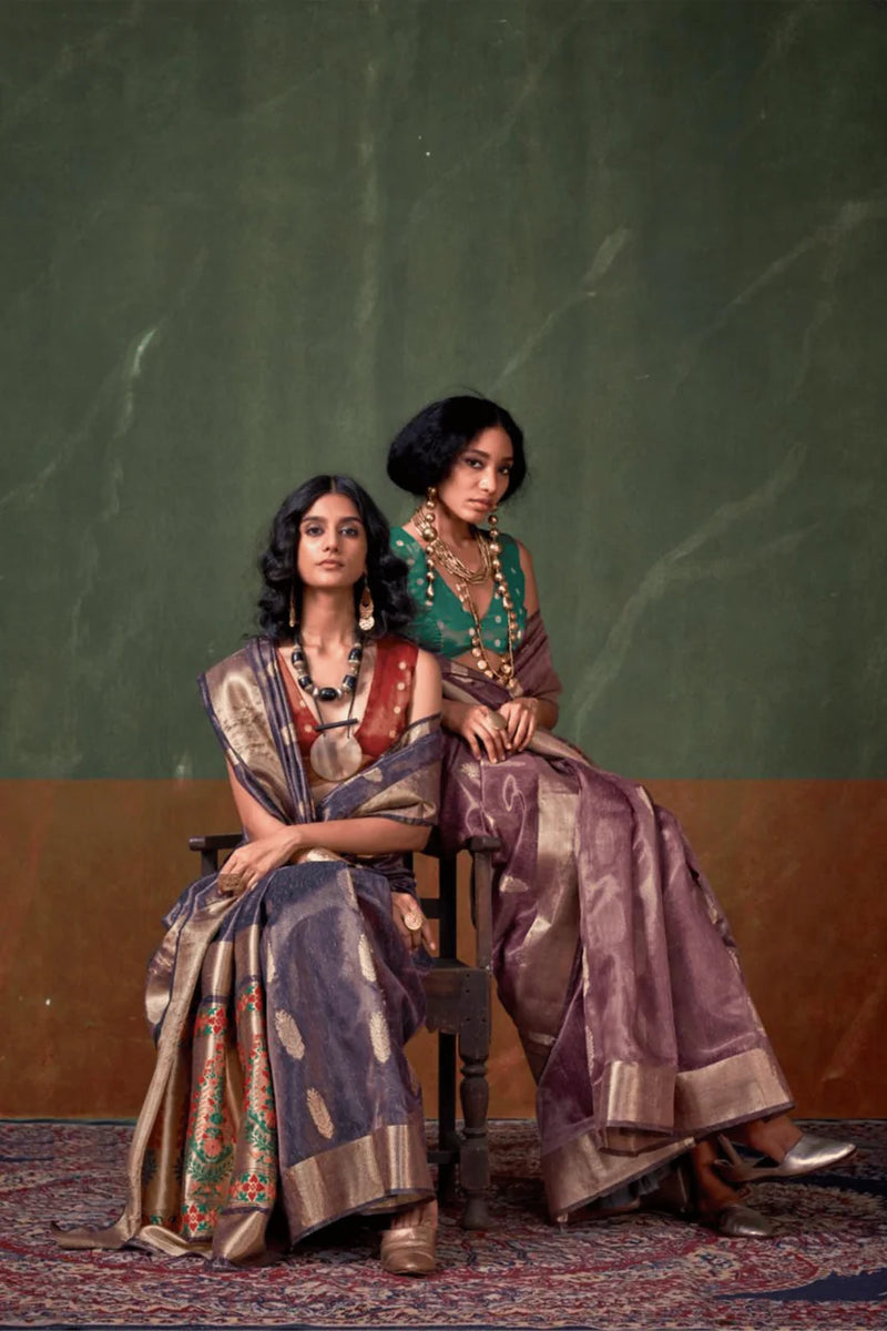 Pre-stitched pleated saree